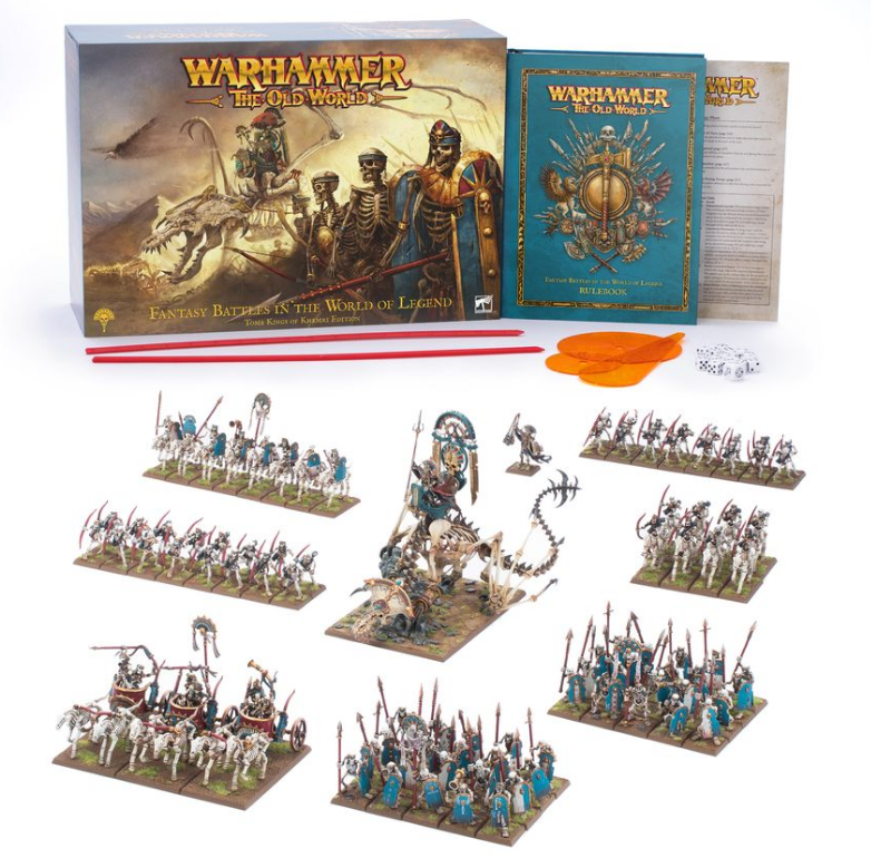 TOMB KINGS OF KHEMRI EDITION - WARHAMMER: THE OLD WORLD CORE SET | Lots Moore NSW