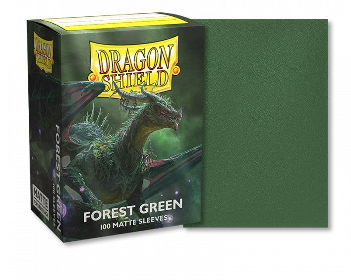 Dragon Shield - Box 100 - Standard Size Dual Matte Forest Green Kiaverix | Lots Moore NSW
