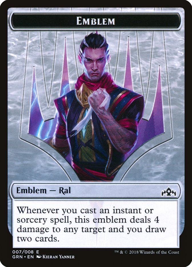 Ral, Izzet Viceroy Emblem [Guilds of Ravnica Tokens] | Lots Moore NSW