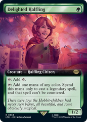 Delighted Halfling (Extended Art) [The Lord of the Rings: Tales of Middle-Earth] | Lots Moore NSW