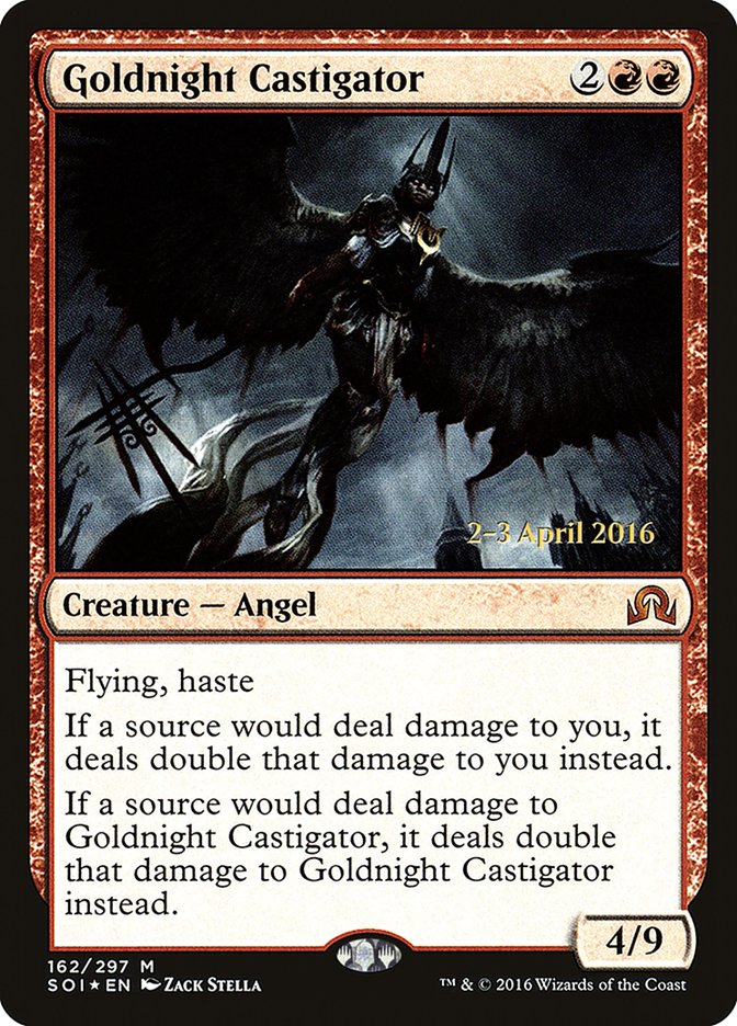 Goldnight Castigator [Shadows over Innistrad Prerelease Promos] | Lots Moore NSW