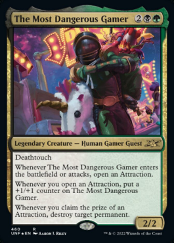 The Most Dangerous Gamer (Galaxy Foil) [Unfinity] | Lots Moore NSW