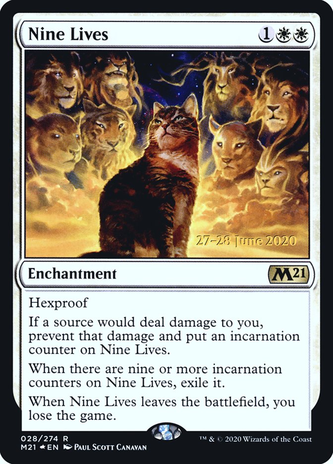 Nine Lives [Core Set 2021 Prerelease Promos] | Lots Moore NSW