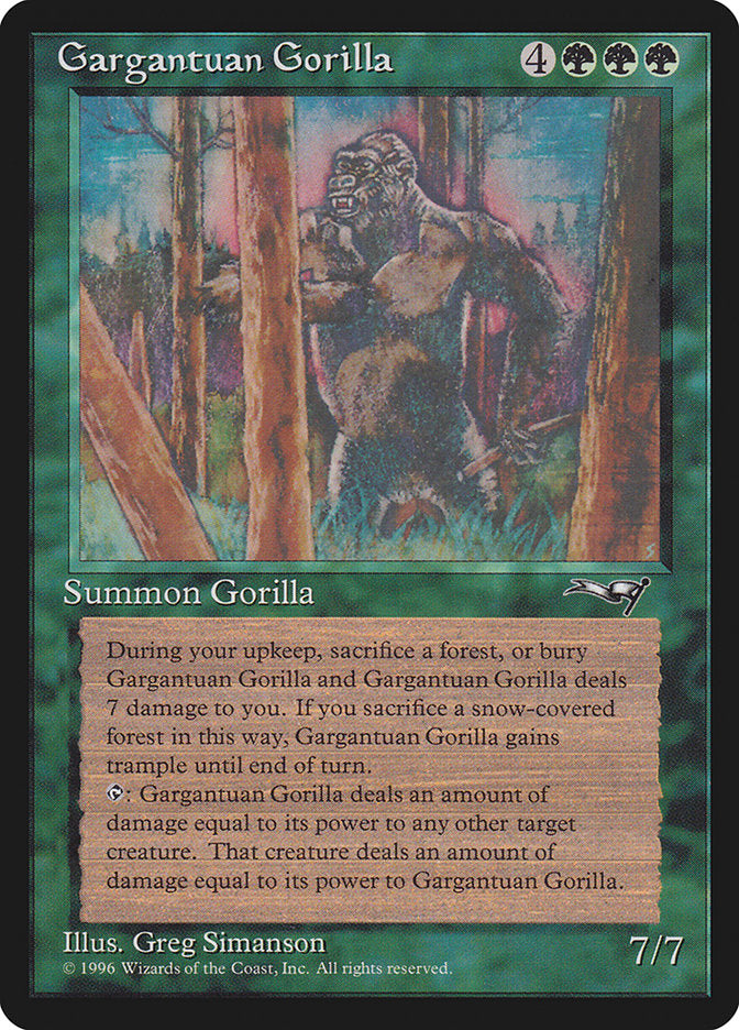 Gargantuan Gorilla [Alliances] | Lots Moore NSW