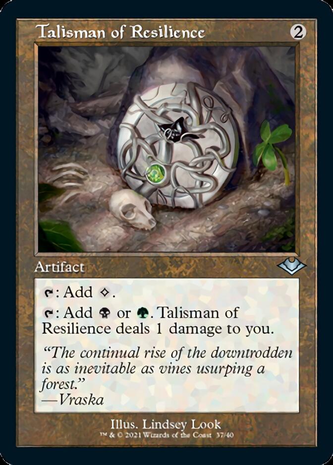 Talisman of Resilience (Retro Foil Etched) [Modern Horizons] | Lots Moore NSW