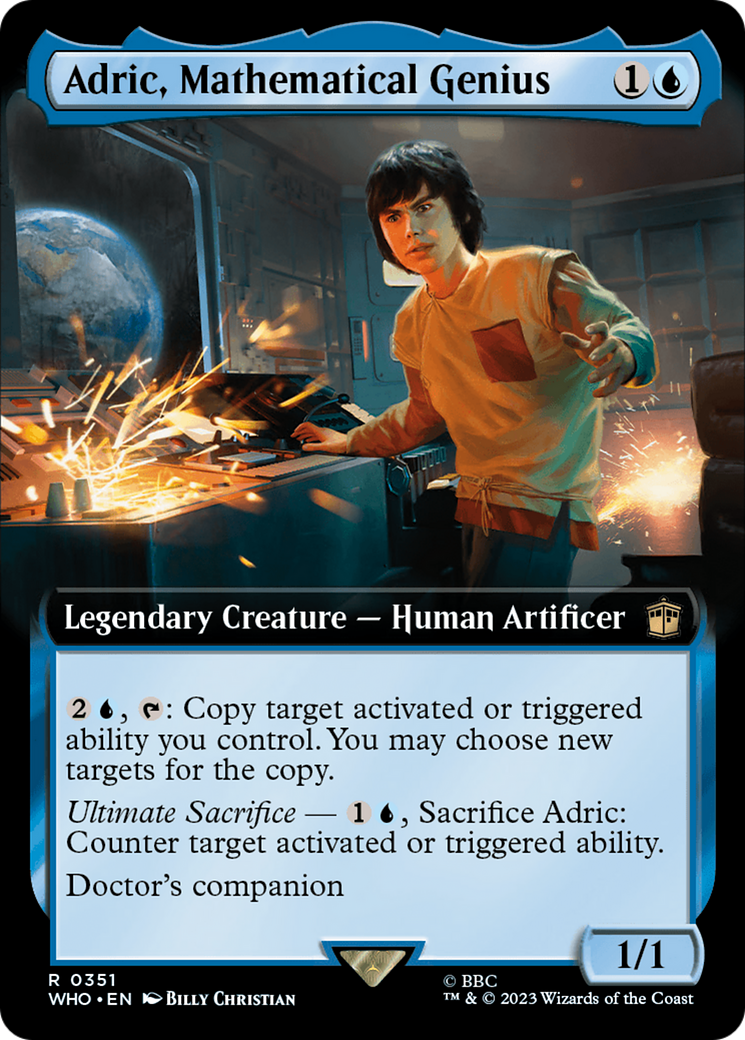 Adric, Mathematical Genius (Extended Art) [Doctor Who] | Lots Moore NSW