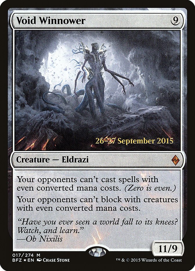 Void Winnower [Battle for Zendikar Prerelease Promos] | Lots Moore NSW