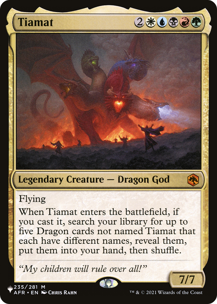 Tiamat [The List] | Lots Moore NSW