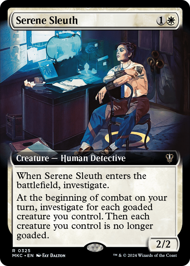 Serene Sleuth (Extended Art) [Murders at Karlov Manor Commander] | Lots Moore NSW