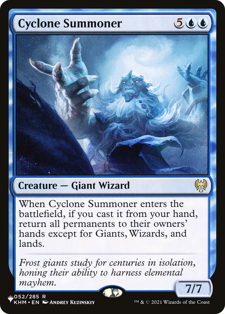 Cyclone Summoner [The List] | Lots Moore NSW