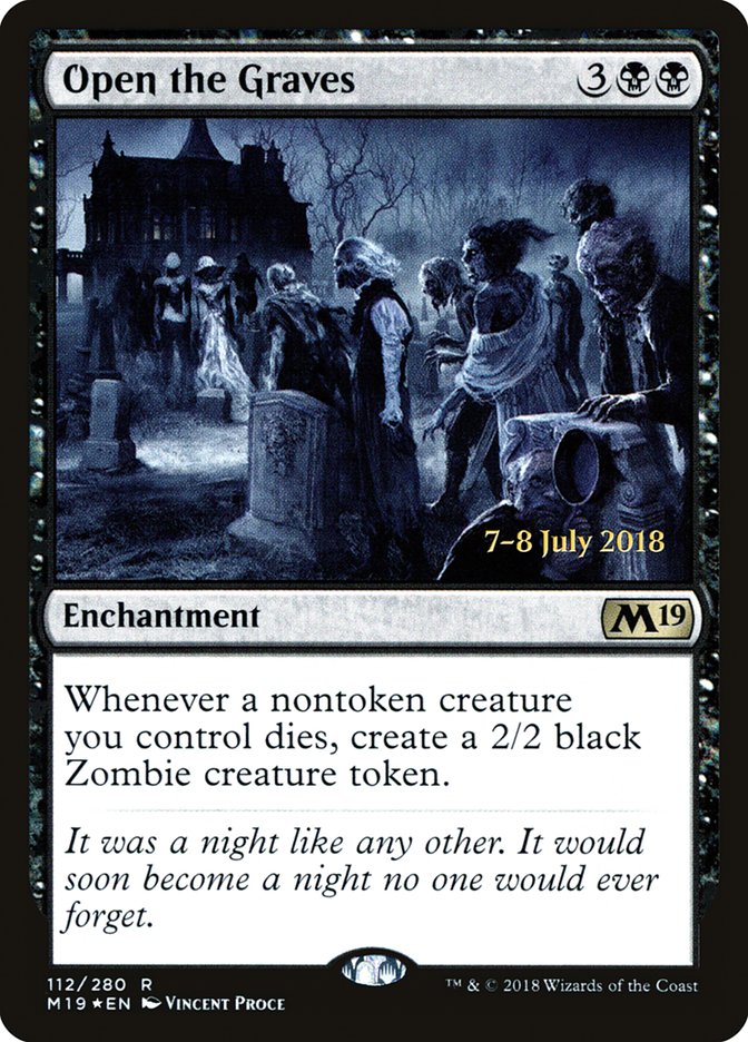 Open the Graves [Core Set 2019 Prerelease Promos] | Lots Moore NSW