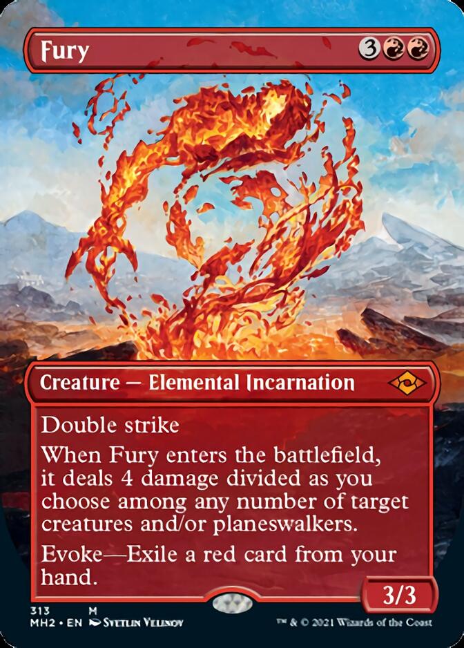 Fury (Borderless Alternate Art) [Modern Horizons 2] | Lots Moore NSW