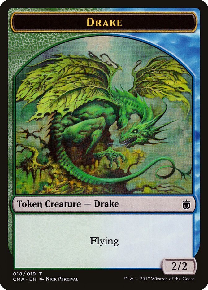 Drake Token [Commander Anthology Tokens] | Lots Moore NSW