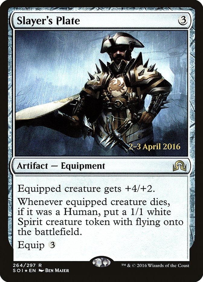 Slayer's Plate [Shadows over Innistrad Prerelease Promos] | Lots Moore NSW
