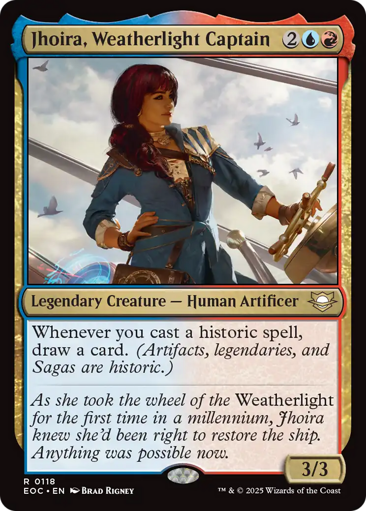 Jhoira, Weatherlight Captain [Edge of Eternities Commander] | Lots Moore NSW
