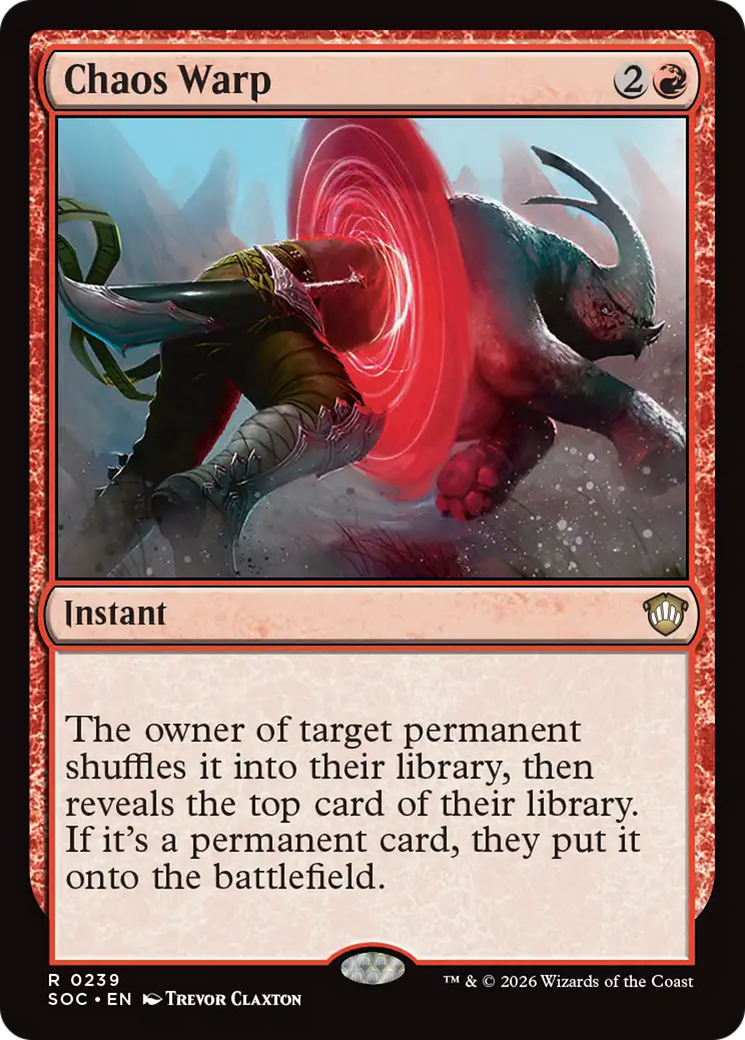 Chaos Warp [Secrets of Strixhaven Commander] | Lots Moore NSW