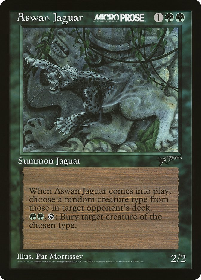 Aswan Jaguar [MicroProse Promos] | Lots Moore NSW