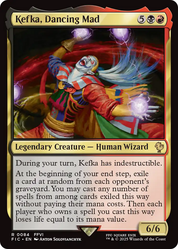 Kefka, Dancing Mad [FINAL FANTASY Commander] | Lots Moore NSW