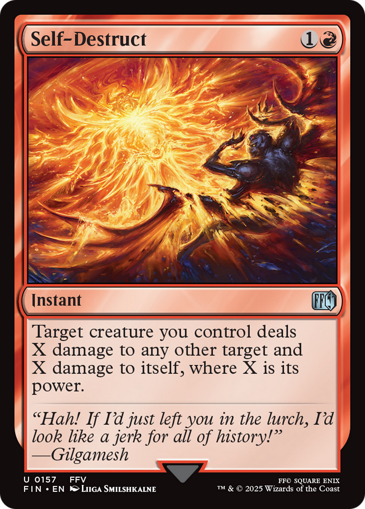Self-Destruct [FINAL FANTASY] | Lots Moore NSW