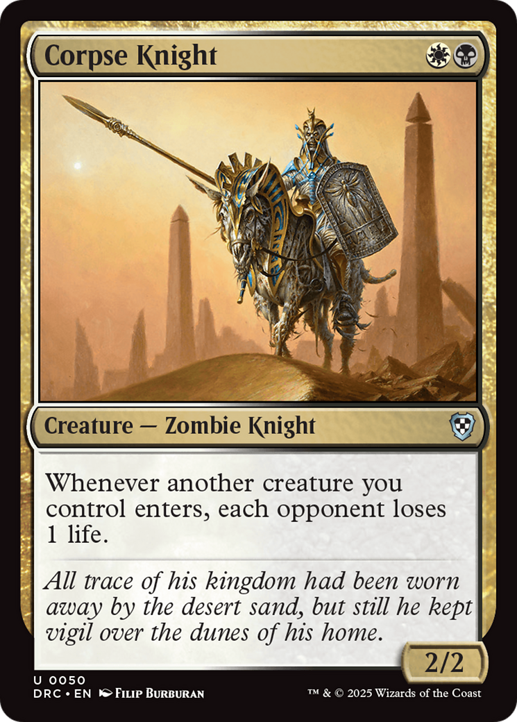 Corpse Knight [Aetherdrift Commander] | Lots Moore NSW