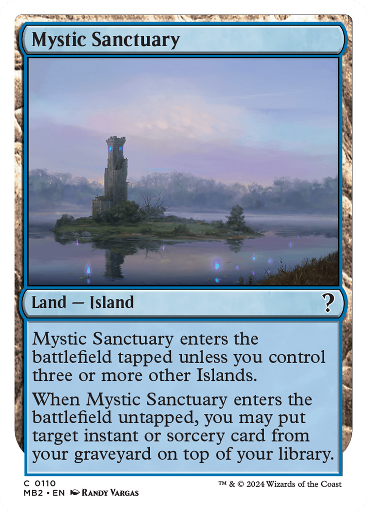 Mystic Sanctuary (White Border) [Mystery Booster 2] | Lots Moore NSW