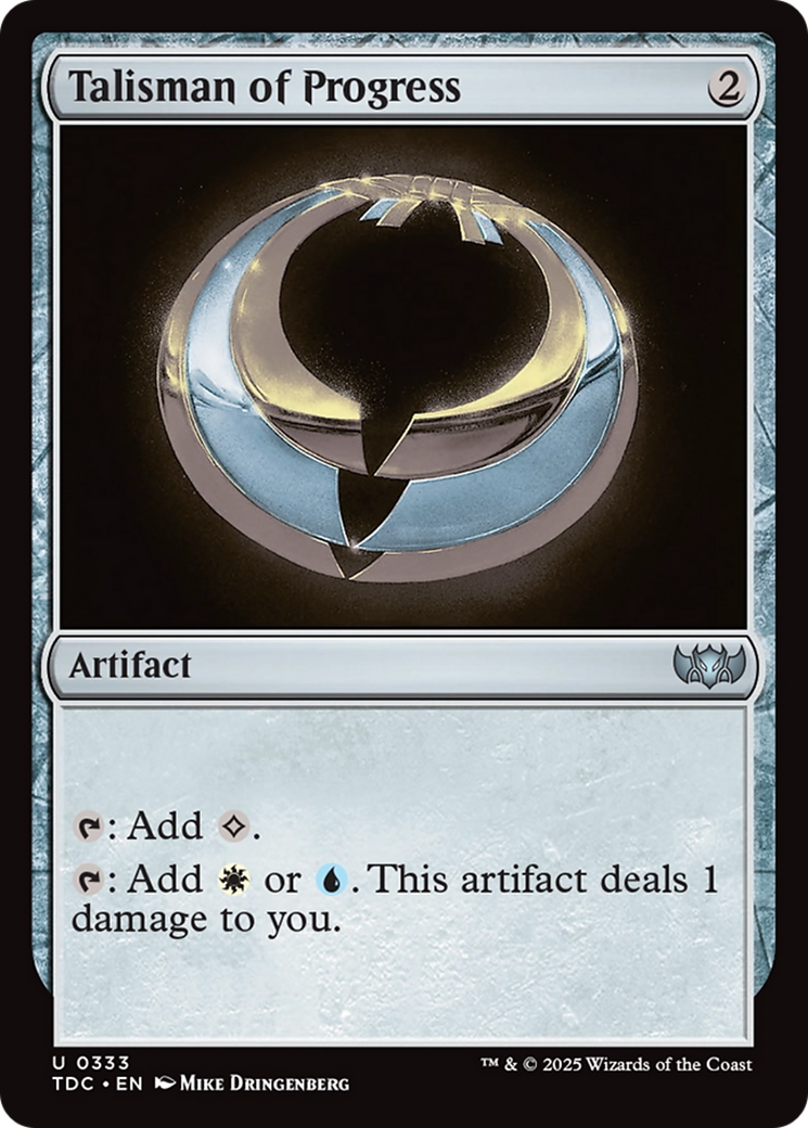 Talisman of Progress [Tarkir: Dragonstorm Commander] | Lots Moore NSW