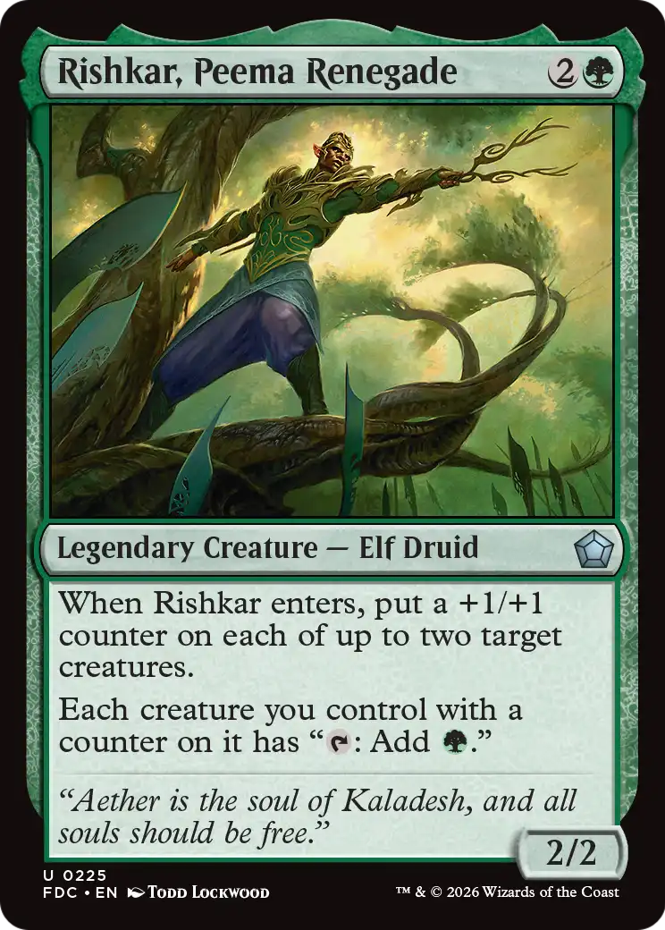 Rishkar, Peema Renegade [Foundations Commander] | Lots Moore NSW