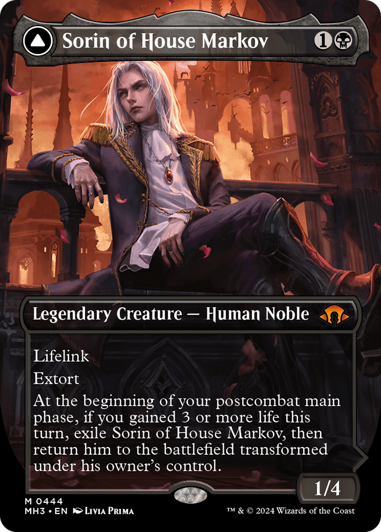 Sorin of House Markov // Sorin, Ravenous Neonate (Borderless) [Modern Horizons 3] | Lots Moore NSW