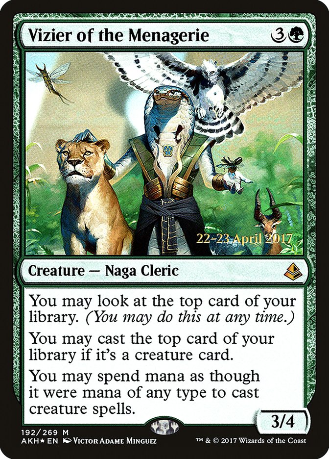 Vizier of the Menagerie [Amonkhet Prerelease Promos] | Lots Moore NSW