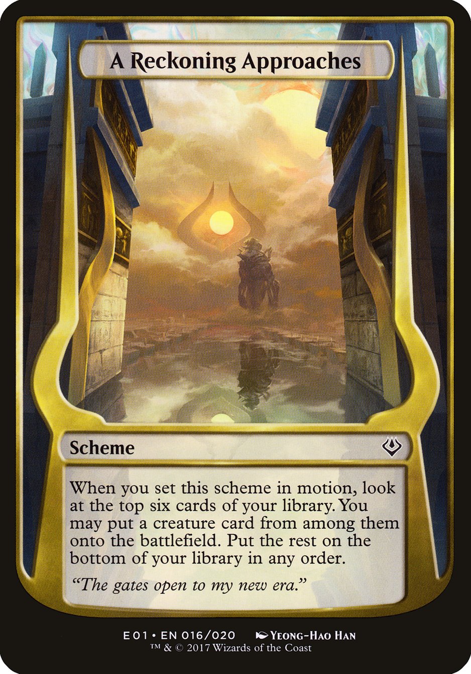 A Reckoning Approaches (Schemes) [Archenemy: Nicol Bolas Schemes] | Lots Moore NSW