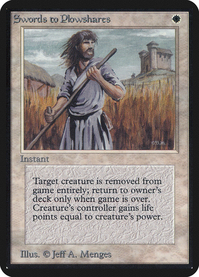 Swords to Plowshares [Alpha Edition] | Lots Moore NSW