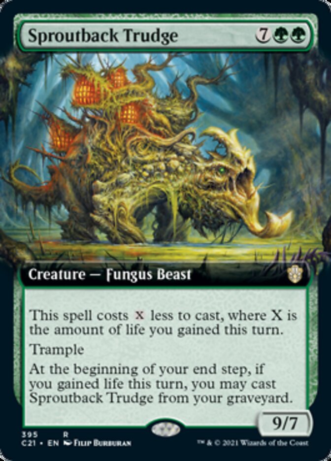 Sproutback Trudge (Extended Art) [Commander 2021] | Lots Moore NSW