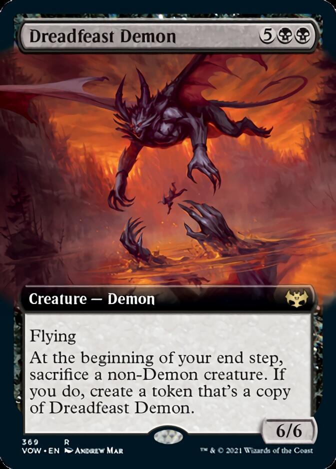Dreadfeast Demon (Extended Art) [Innistrad: Crimson Vow] | Lots Moore NSW
