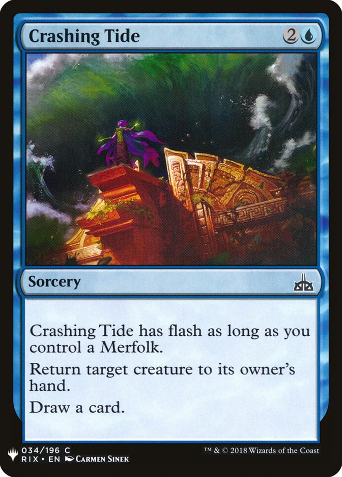 Crashing Tide [Mystery Booster] | Lots Moore NSW