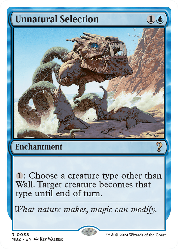 Unnatural Selection (White Border) [Mystery Booster 2] | Lots Moore NSW
