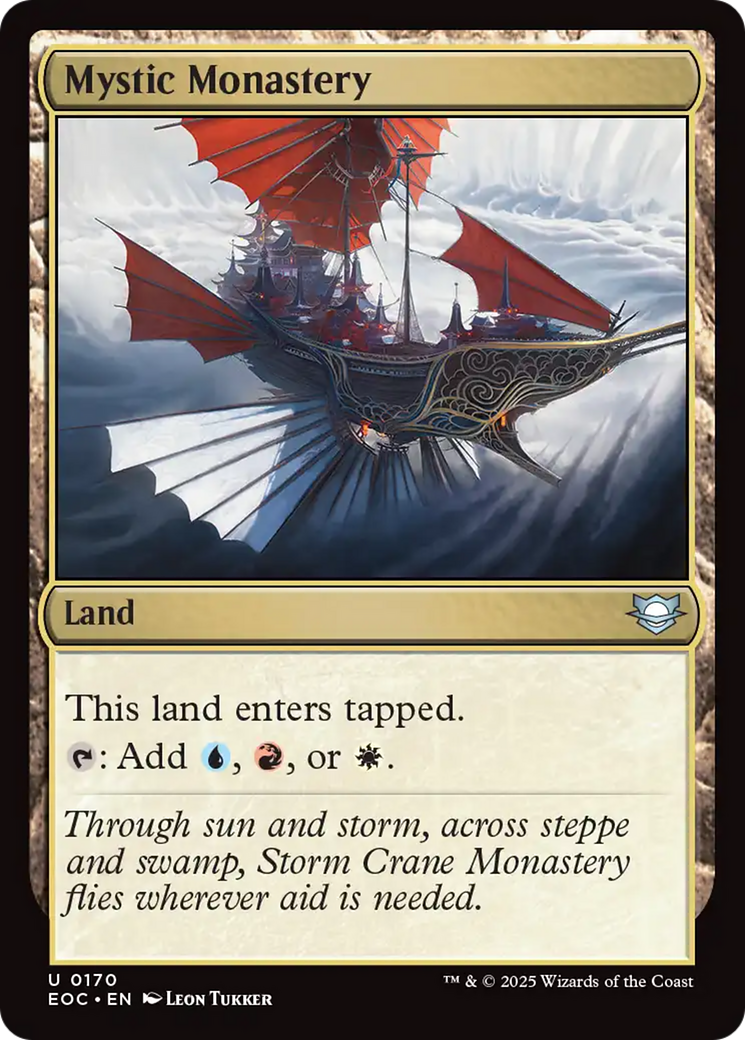 Mystic Monastery [Edge of Eternities Commander] | Lots Moore NSW