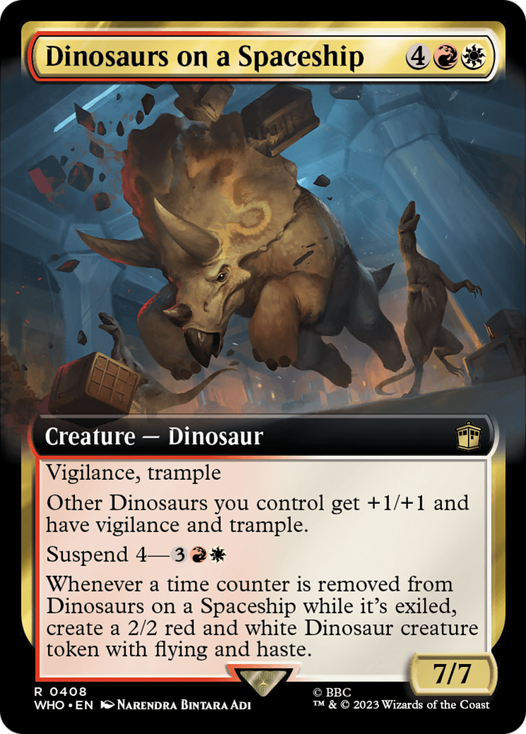 Dinosaurs on a Spaceship (Extended Art) [Doctor Who] | Lots Moore NSW