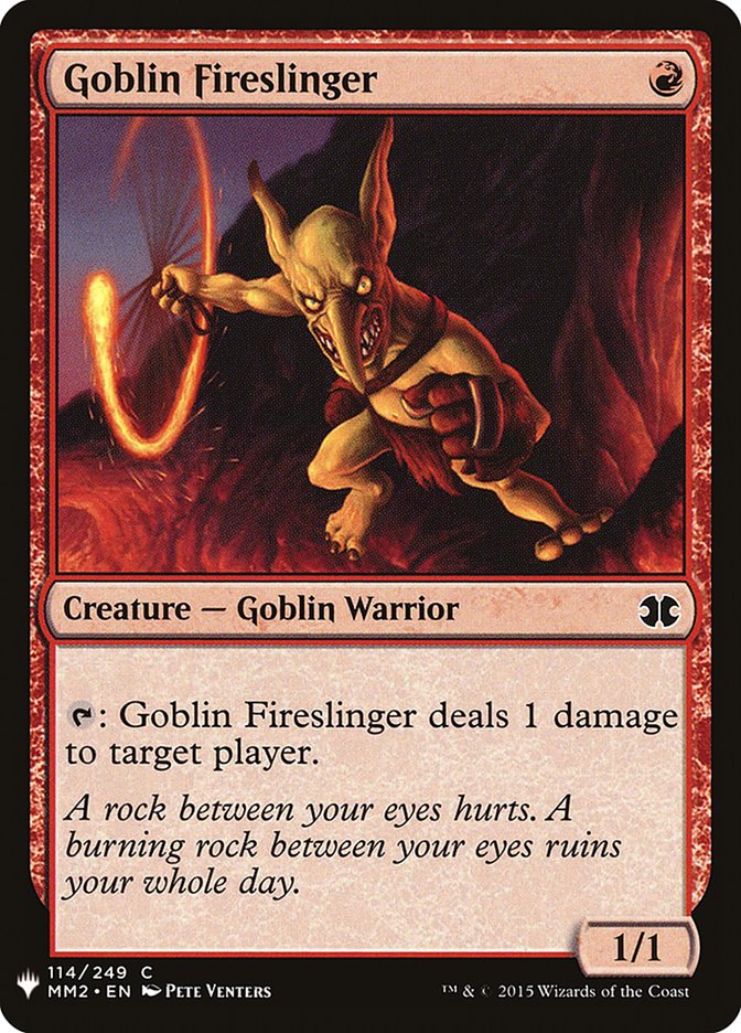 Goblin Fireslinger [Mystery Booster] | Lots Moore NSW