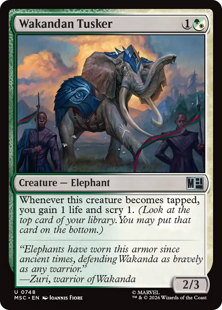 Wakandan Tusker [Marvel Super Heroes Commander] | Lots Moore NSW