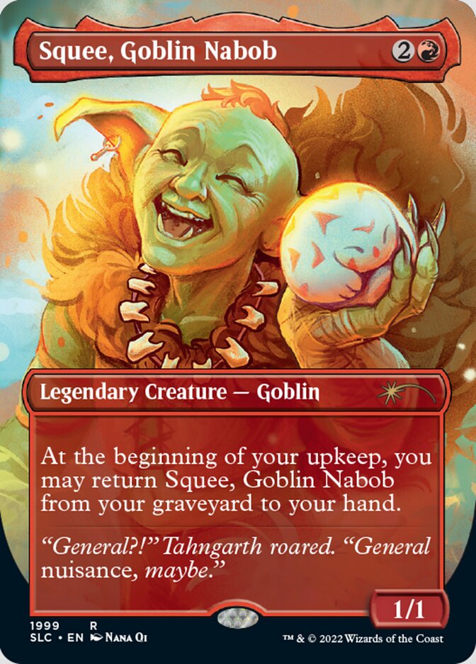 Squee, Goblin Nabob (Borderless) [Secret Lair Countdown Kit] | Lots Moore NSW