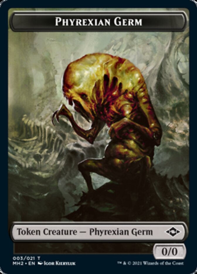 Phyrexian Germ // Squirrel Double-Sided Token [Modern Horizons 2 Tokens] | Lots Moore NSW