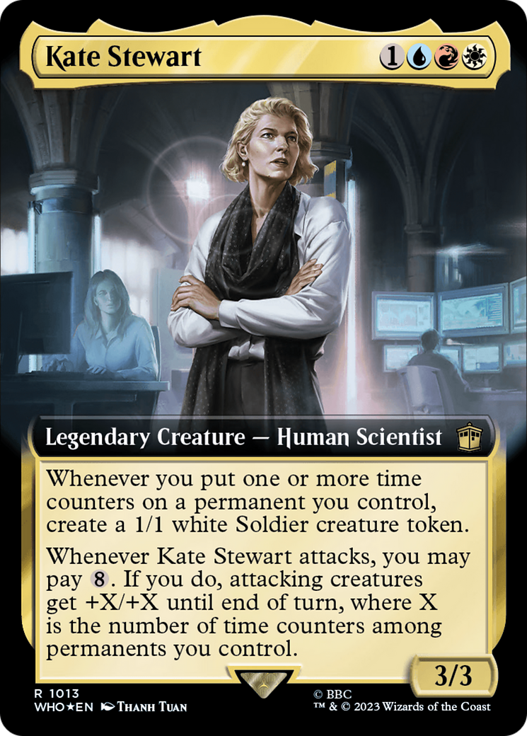 Kate Stewart (Extended Art) (Surge Foil) [Doctor Who] | Lots Moore NSW