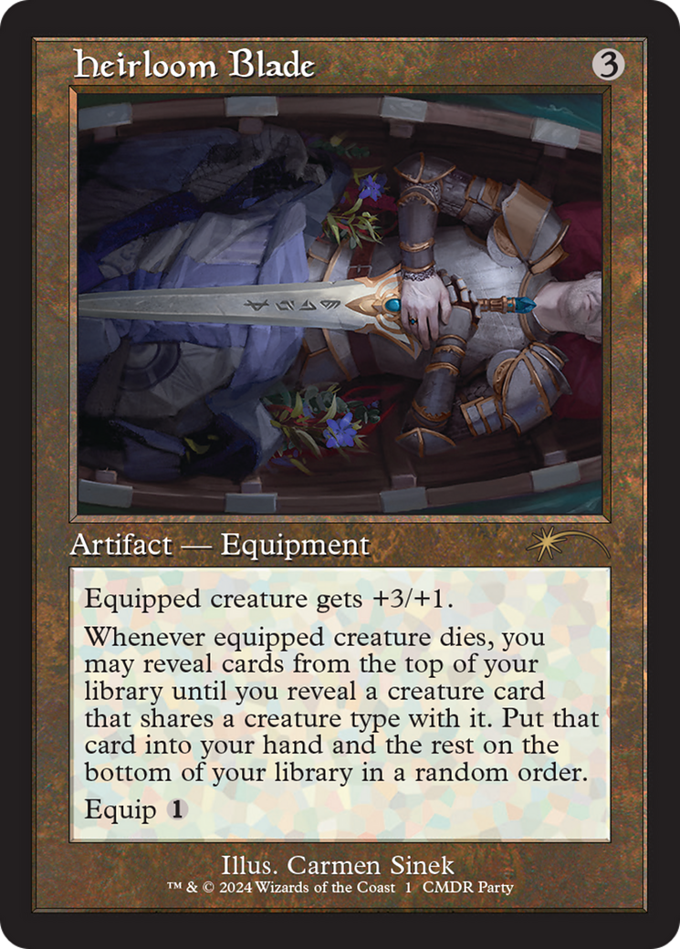 Heirloom Blade (Retro Frame) [Wizards Play Network 2024] | Lots Moore NSW