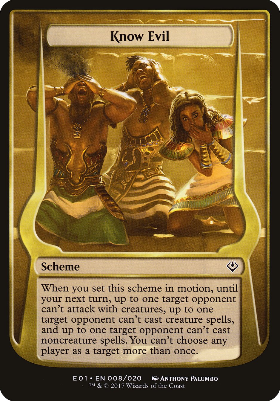 Know Evil (Schemes) [Archenemy: Nicol Bolas Schemes] | Lots Moore NSW