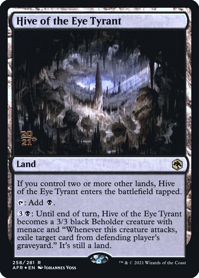 Hive of the Eye Tyrant [Dungeons & Dragons: Adventures in the Forgotten Realms Prerelease Promos] | Lots Moore NSW