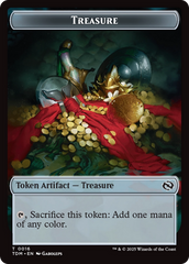 Treasure // Zombie Druid Double-Sided Token [Tarkir: Dragonstorm Tokens] | Lots Moore NSW