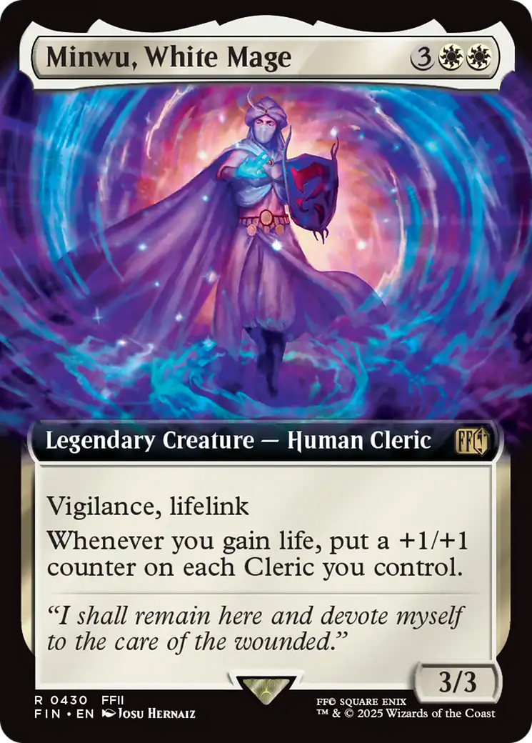 Minwu, White Mage (Extended Art) [FINAL FANTASY] | Lots Moore NSW
