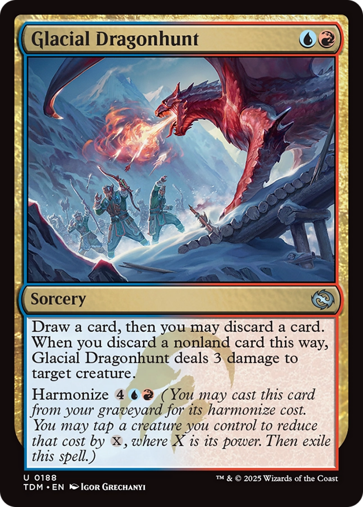 Glacial Dragonhunt [Tarkir: Dragonstorm] | Lots Moore NSW