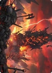 Immersturm Skullcairn Art Card [Kaldheim Art Series] | Lots Moore NSW