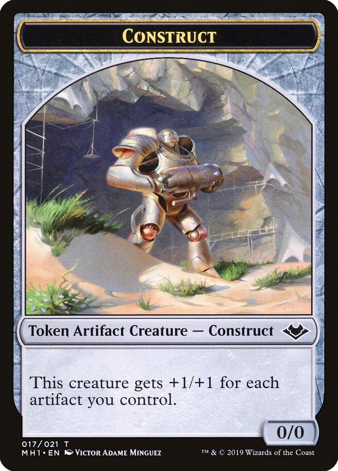Zombie (007) // Construct (017) Double-Sided Token [Modern Horizons Tokens] | Lots Moore NSW